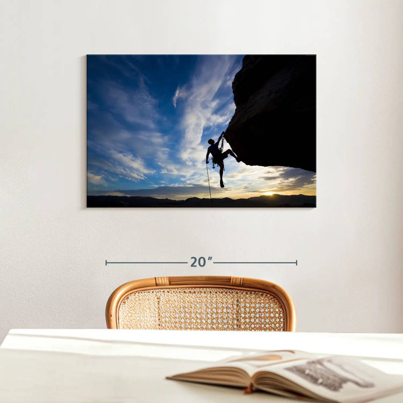 Sireci Keep Climbing, 16" H x 24" W