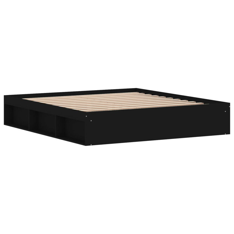 Afriani Storage Bed, Black, Super King (6')