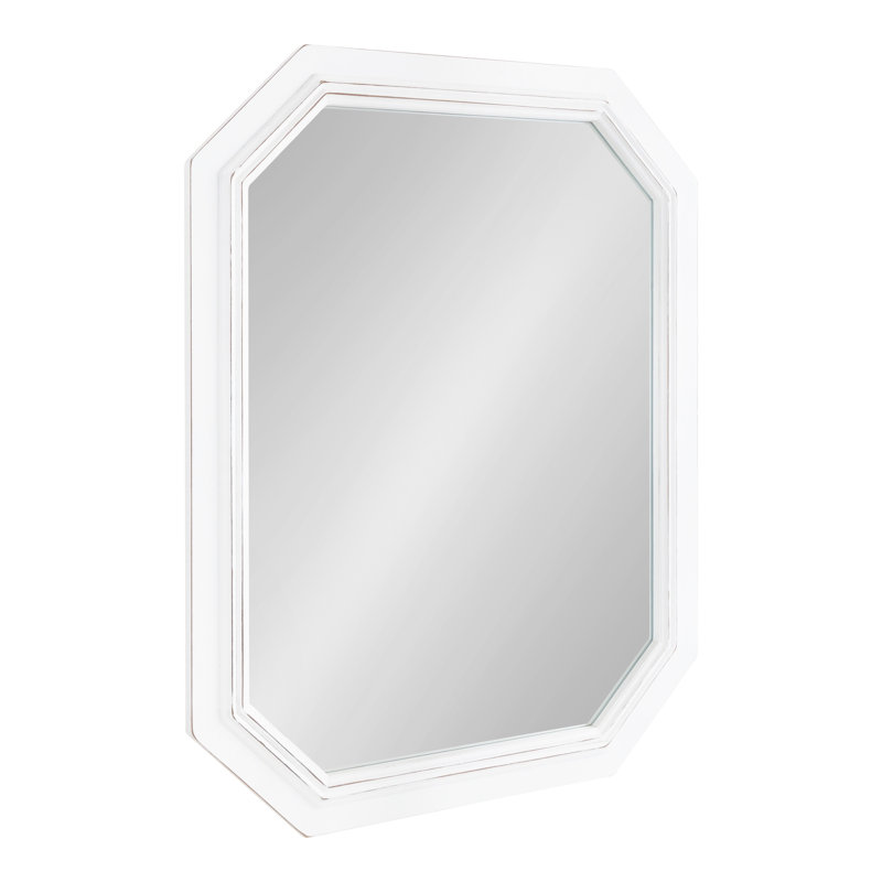 Colman Engineered Wood Flat Mirror, White