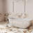 Single Handle Floor Mounted Freestanding Tub Filler with Diverter-108935801