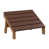 Chocolate Brown Top/Antique Mahogany Base