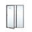 Legend Series Framed - W x 69'' H Hinged Door Framed Shower Door with-17916093-17916094