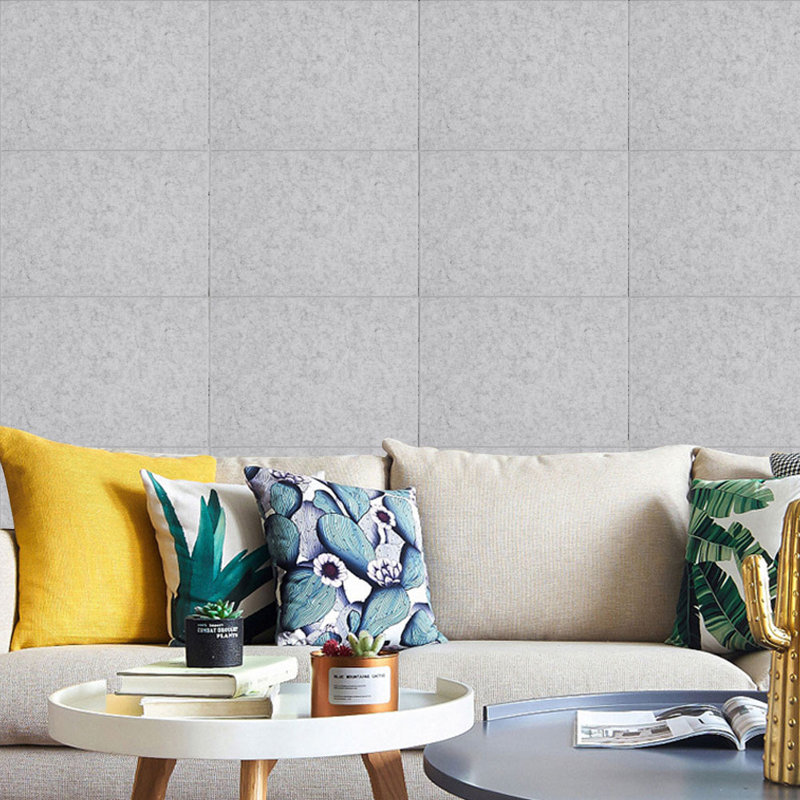 Wall sound-absorbing beveled edge felt piece