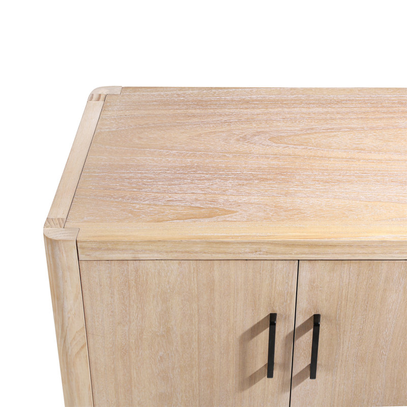 Armoire 4 portes Mirod, Naturel