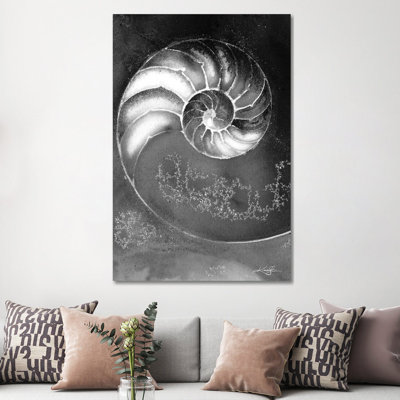 Nautilus Shell IIIB by Kathy Morton Stanion - Wrapped Canvas Print