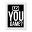 «You Game inversée», art encadré-47973746-47973748