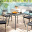 Square Metal Outdoor Bistro Table , 80.00cm cm W 80.00cm cm D