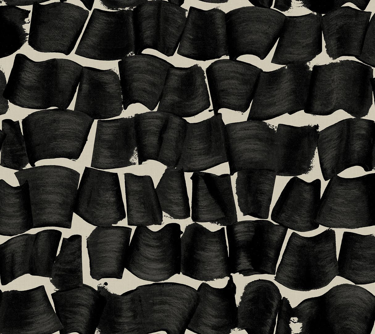 Adamine Modern Wallpaper, Black