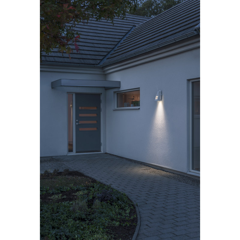 Potenza Outdoor Flush Mount, Lacquered white