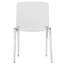 Lade Transparent Plastic Stackable Dining Chair with Waterfall Edge Seat – Lightweight Versatile Accent & Kitchen Side Chair, No Assembly Required-835357449