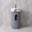 Ensemble de meuble-lavabo simple 16 po avec surface solide 16 po-1403267764