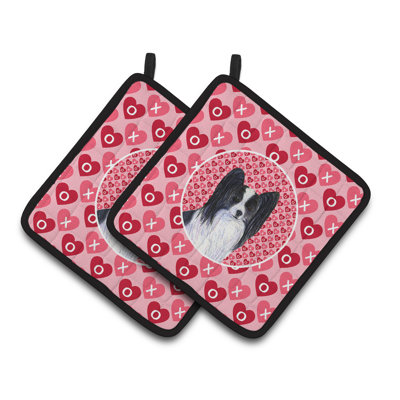 Caroline's Treasures Papillon Polyester Potholder
