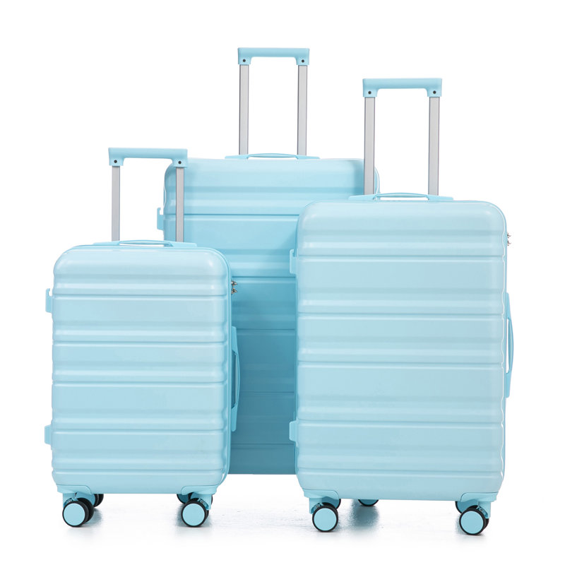 HIFINE TOURIST 20 "/ 24" / 28 "3 pièces / ensemble en valise à roulettes ABS