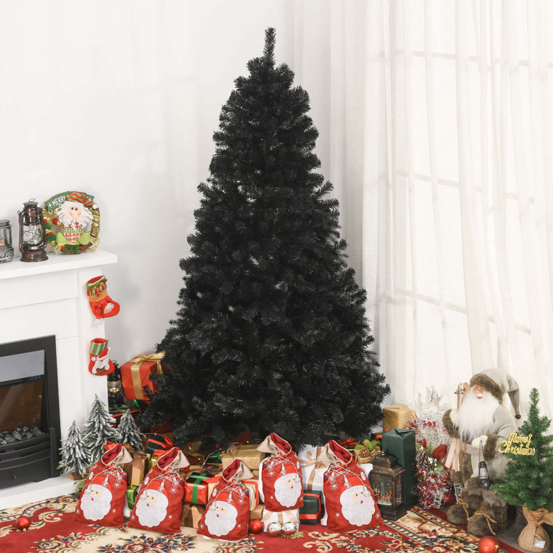 Sapin de Noël artificiel illuminé 7 pi avec branches réalistes et 1346 pointes