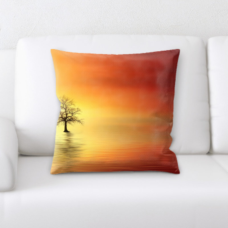 Coussin coucher de soleil