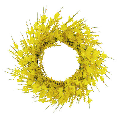 Couronne florale jaune