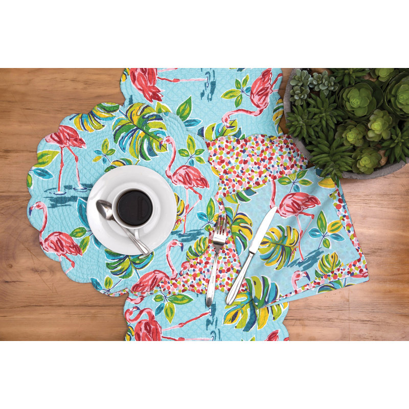 Chemin de table en coton Kyzer Chandler Cove, Coloré
