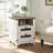 Industrial Nightstand with Charging Station, Metal Mesh Drawers, 2-Drawer Storage Table,Rustic Bedroom and Living Room Side Table