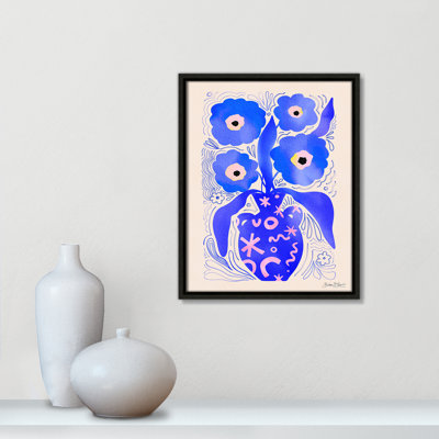 «Blue Flowers Matisse» par Bloom