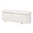 Polyester Blend Upholstered Storage Bench