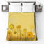 Couvre-lit matelassé jaune artistique-128700543