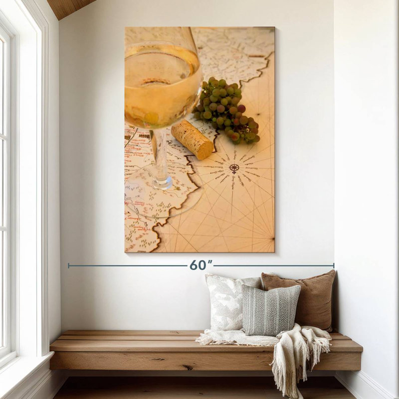 Carte du vignoble Yarlin, H 51 po x l 34 po