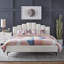 Grand lit plateforme tapissier Susannah