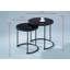 Middlewich Glass Top Frame Nesting Tables-21808571-21808572