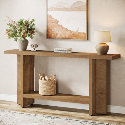 59-Inch Long Farmhouse Console Table
