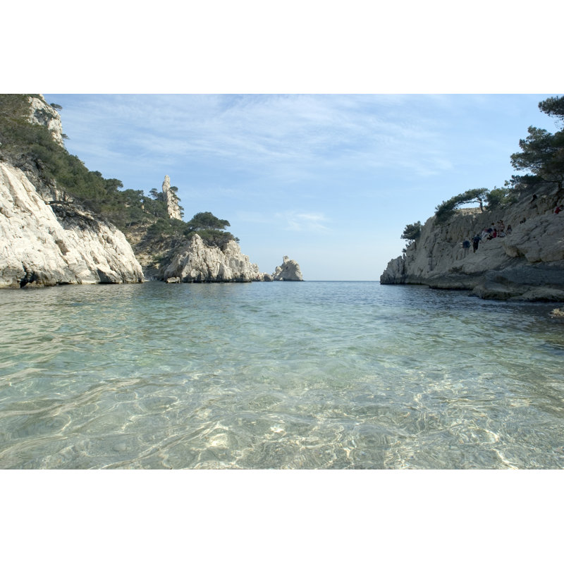 Les eaux cristallines de Las Calanques par Benl, H 20 po x l 30 po