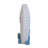 16.9X10.2X31.9" White Abstract Water Fountain With Blue Base With Light, For Indoor And Outdoor