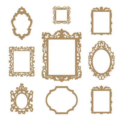 Abstract Non-Wall Damaging Wall Decal