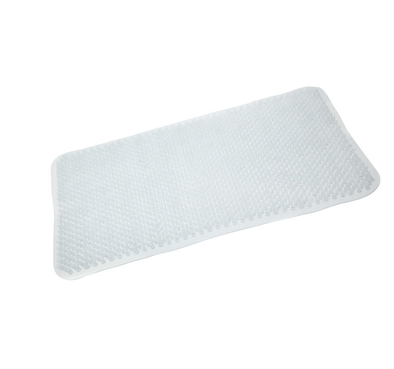 PVC Non-Slip Bath Mat, Clear