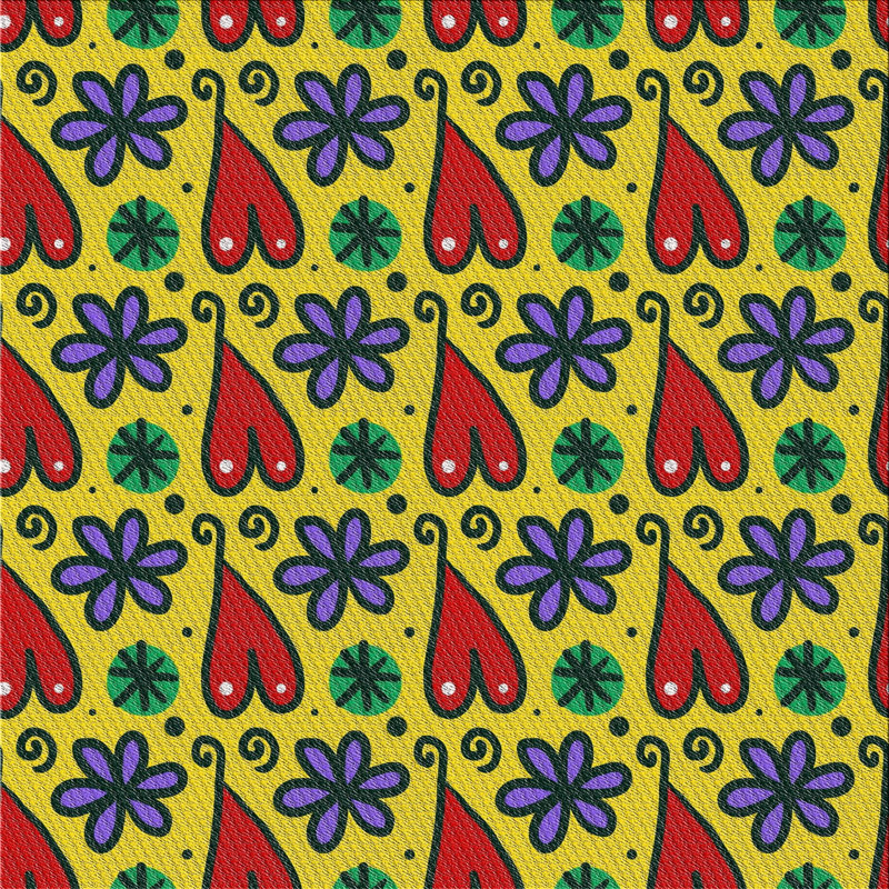 Tapis décoratif Non disponible vert/rouge agassic, Carré 8 pi