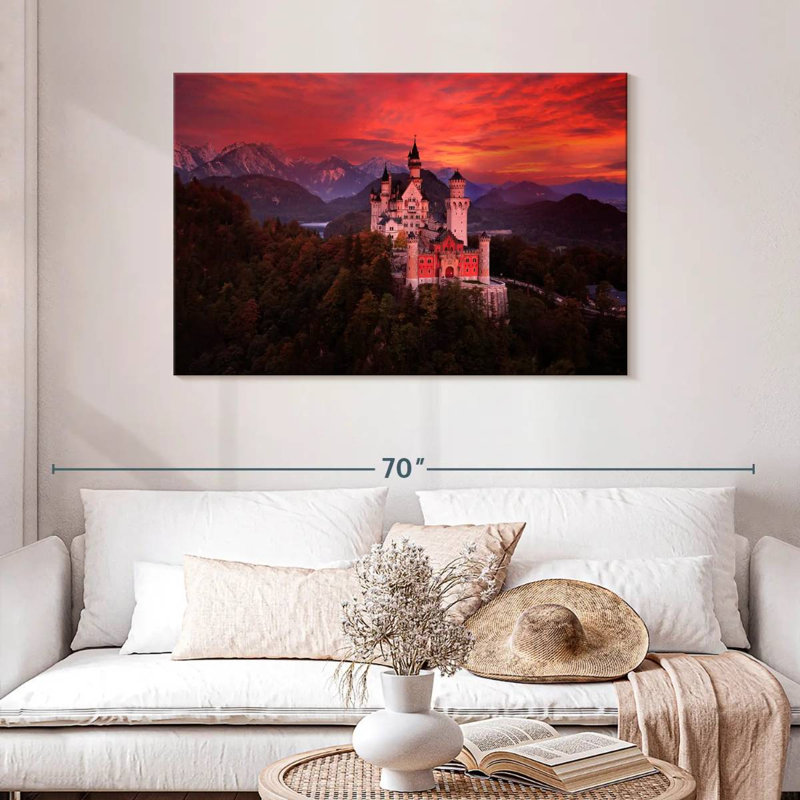 Château Lilie Neuschwanstein, H 30 po x l 45 po