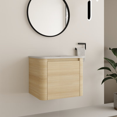 Eaton 24'' Single Bathroom Vanity Base Only, Base Cabinet without sink