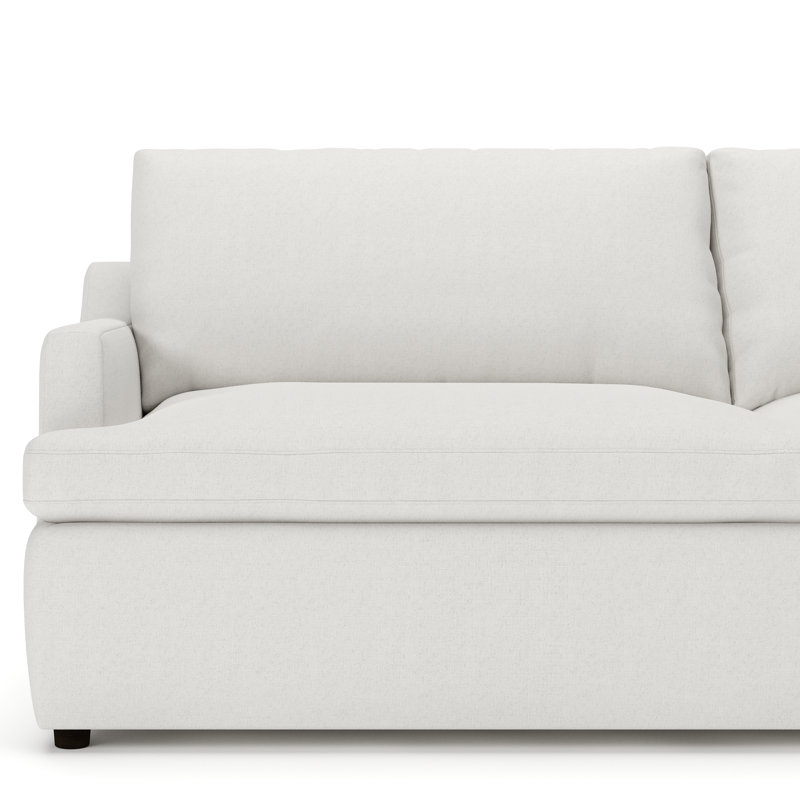 Canapé rembourré Essex, Natté Macarena beige