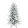 Arbre de Noël, pin entièrement floqué, assemblage facile