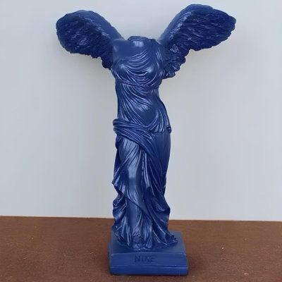 Chic Blue Decorative Object, 15.0 x 10.6 x 7.5 inches | 100% Polyester, Soft Texture | Adds a Stylish Touch to Any Home Decor | Perfect for Living Room, Bedroom, or Office Accent | Unique Design Enhances Aesthetic Appeal
