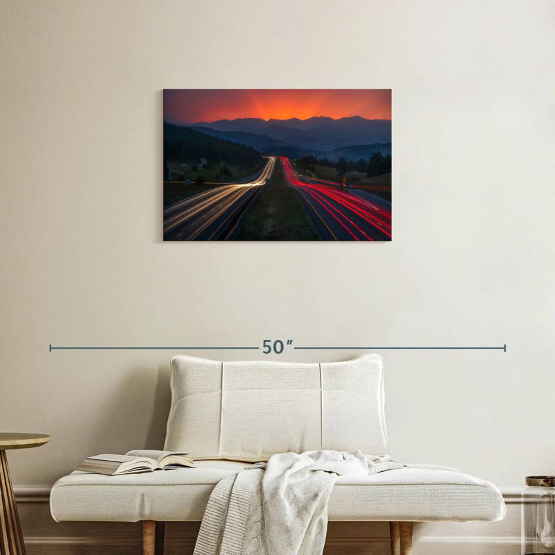 Mehar Sunset Rush Hour, 20" H x 30" W