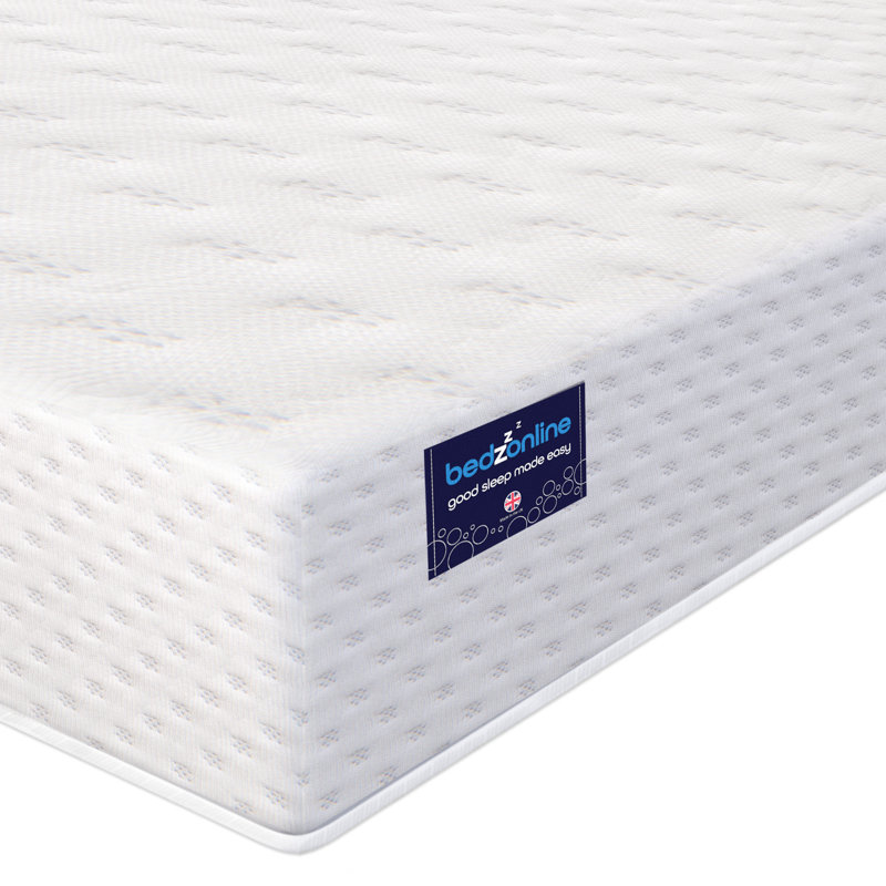 Bedzonline 7" Memory Foam Mattress – Therma-Pure & Reflex Foam Layers for Comfort and Support, Single (3')