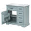 Meuble-lavabo 36 po avec lavabo en céramique-1453147372