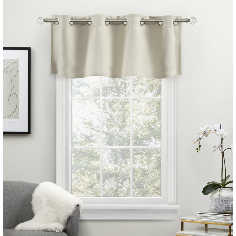 Sanders Tailored Window Valance, Beige