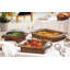 Rectangle Glass Baker Set