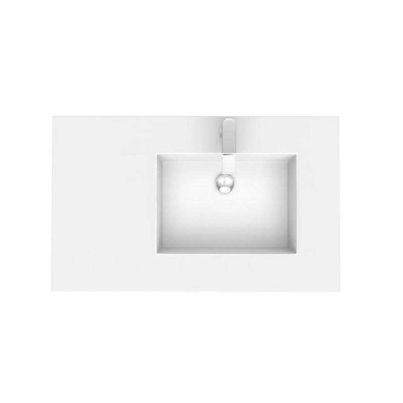 Plateau de meuble-lavabo simple 36 po Serenity