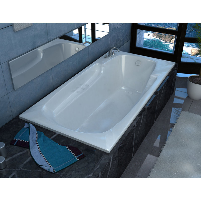 Anguilla 60'' x 32'' Air Bathtub, Left