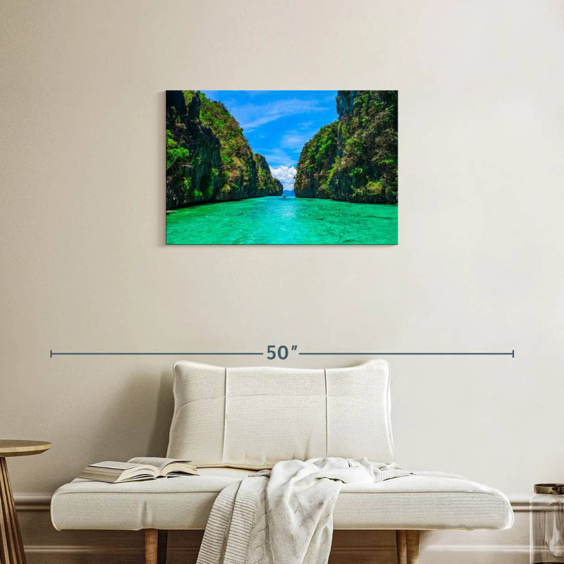 Gillard El Nido, paysage marin tropical, H 20 po x l 30 po