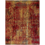 Bumgardner Area Rug in Red/Yellow