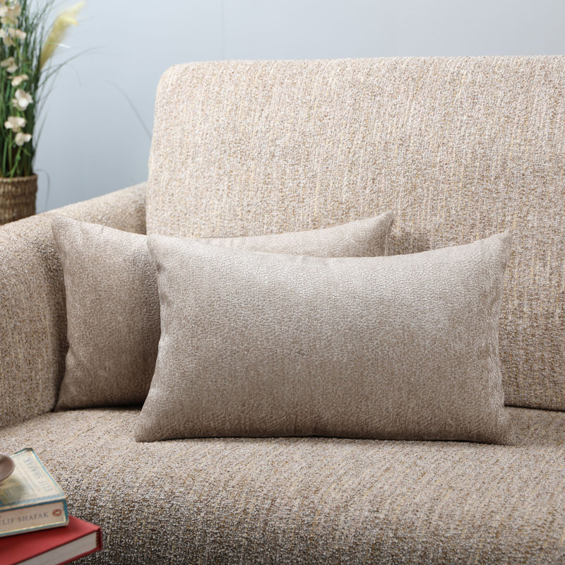 Housse de coussin pebble jacquard (ensemble de 2), Galet de pierre