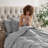 Bed-in-A-Bag Pleated Comforter Set with Bed Sheets-103134065-103134075